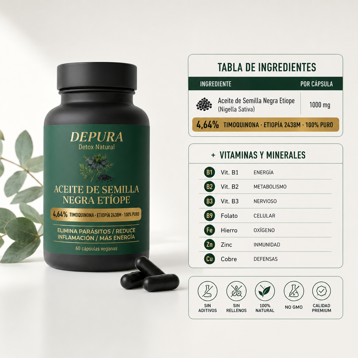 DEPURA® - Limpieza intestinal antiparasitaria natural