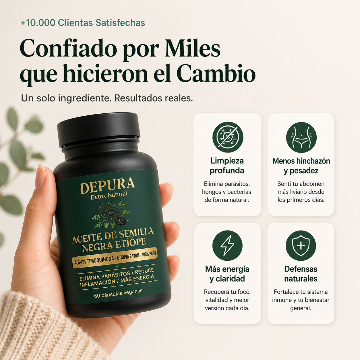 DEPURA® - Limpieza intestinal antiparasitaria natural